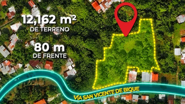 Venta de Terreno ubicado en Bique, Arraijan