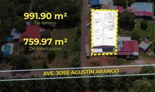 Venta de galera sobre la Ave. José Agustín Arango