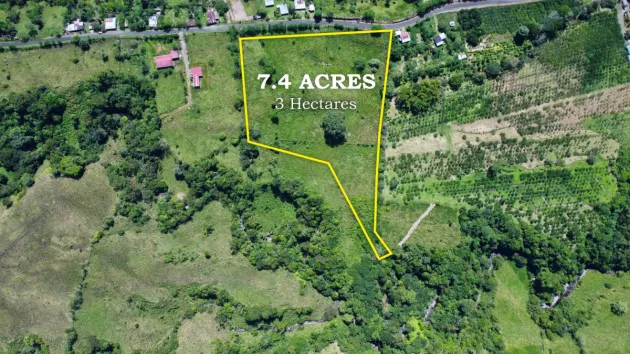 7.41 Acre Buildable Lot with Scenic Views in Santa