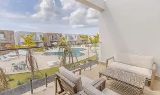 Casa de Playa Amueblada de 2 habitaciones en Playa Caracol