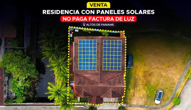 Venta de casa con paneles solares NO PAGA FACTURA DE LUZ