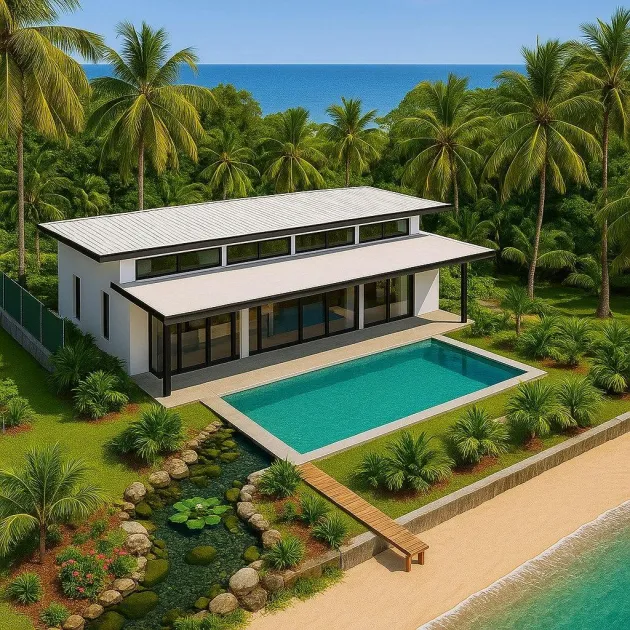 Terreno frente al mar Caribe en Panamá